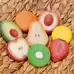 Sensory Play Fruit Stones 8 Pack