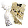 Cellophane Bags Gold Stars 12 Pack