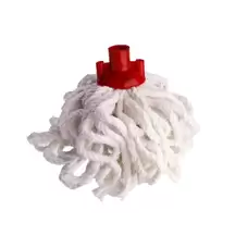 Soclean Cotton Twine Socket Mop Head Red 5 Pack