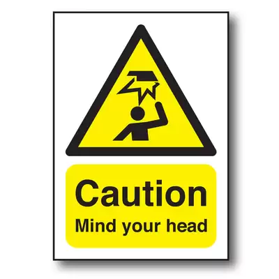 Safety Signs Vinyl - Type: Mind Your Head