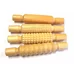 Wooden Patterned Rolling Pin Setof 4