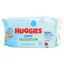 Huggies Baby Wipes Pure 10 x 48 Pack G3p80