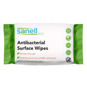 Sanell Plastic Free Antibacterial Wipes 60 Pack