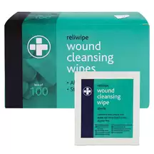Alcohol Free Sterile Moist Wipes 100 Pack