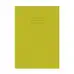 Writy A4 Exercise Book 7mm Squares 80 Page Yellow 50 Pack G2p100