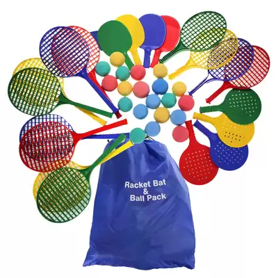 Racket Bat and Ball 40 Class Pack