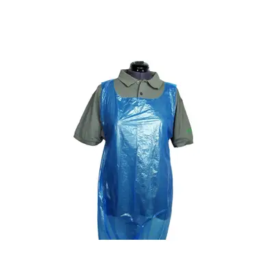 Proform Disposable Plastic Aprons On A Roll Blue 200 Pack G3p98