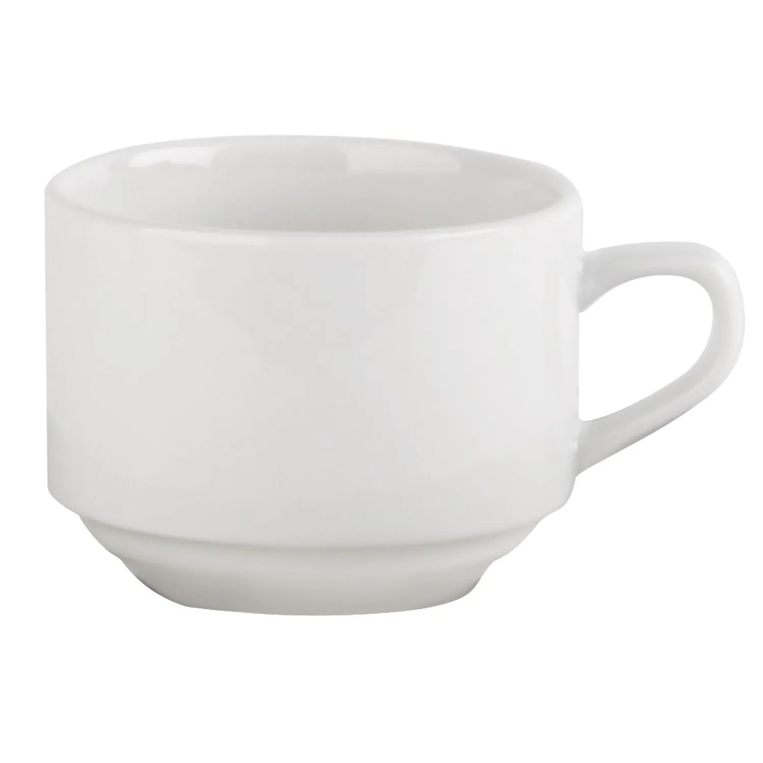 Simply Stacking Tea Cup 7oz White 6 Pack