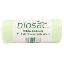 Compostable Bin Bag 40l Roll 25