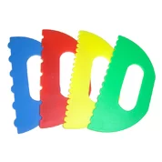 Plastic Paint or Sand Scrapers Set of 4