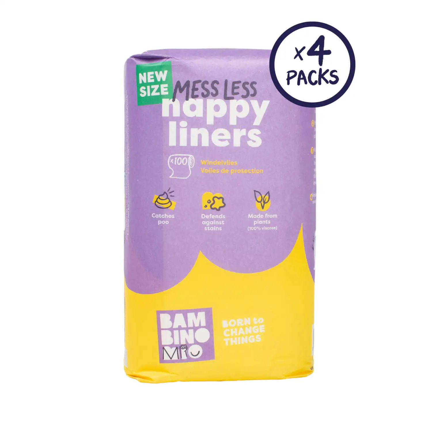 Messless Nappy Liners 400 Pack G3p75