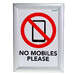 Gompels No Smoking/No Mobiles Sign A4