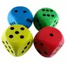 Foam Dice Assorted 4 Pack