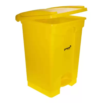 Soclean Pedal Bin 45l - Colour: Yellow