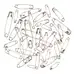 Safety Pins Mixed 55 Pack