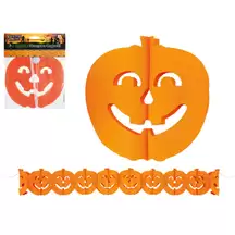 Paper Pumpkin Garland 3 Metre