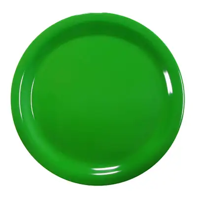 Swixz Melamine Dinner Plate 9"/230mm Green 12 Pack G2p100