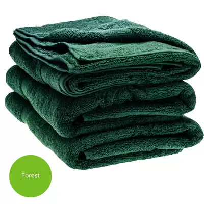 Bath Towel 70x130cm 500gsm x 3 - Colour: Forest