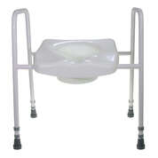 Toilet Frame With Moulded Seat
