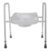 Toilet Frame With Moulded Seat