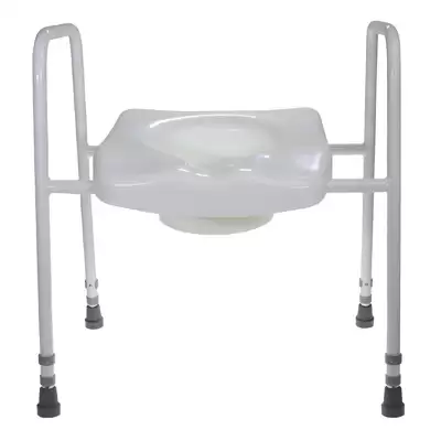 Toilet Frame With Moulded Seat