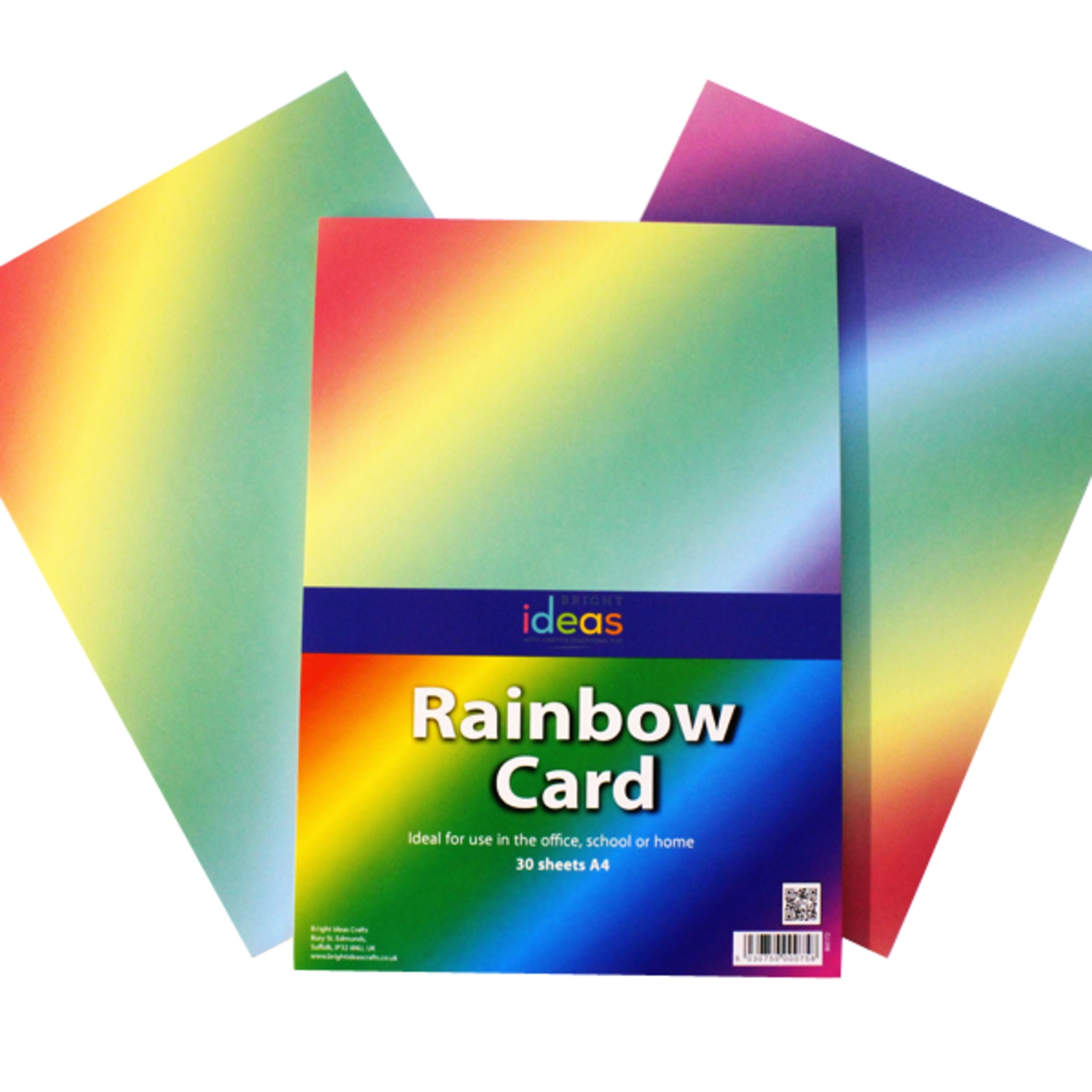 Rainbow Card. Colorful Cards handouts.