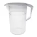 Swixz Polycarbonate Clear Jug With White Lid 1 Litre