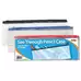 Clear Exam Pencil Case Large
