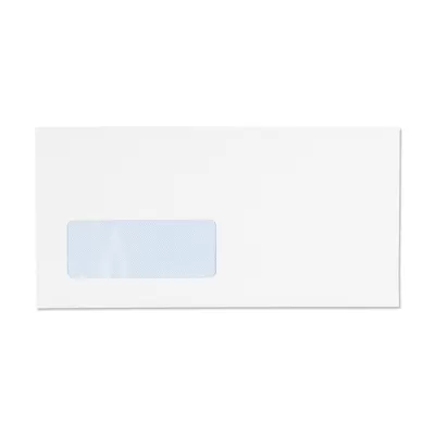 Dl Envelopes Self Seal Window 90gsm White 1000 Pack