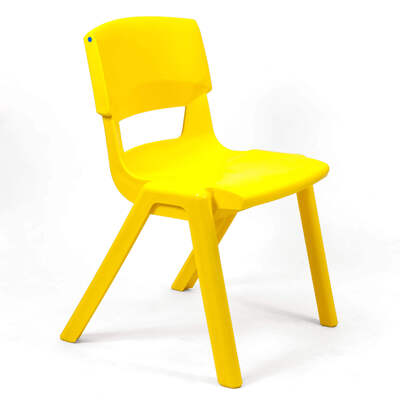 Postura Plus Chair 460mm 30 Pack - Colour: Sun Yellow