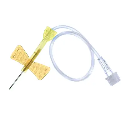 Safety Winged Infusion Set Cream 19g x 19mm 30cm Tube 100 Pack