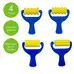 Artyom Assorted Pattern Foam Roller 4 Pack