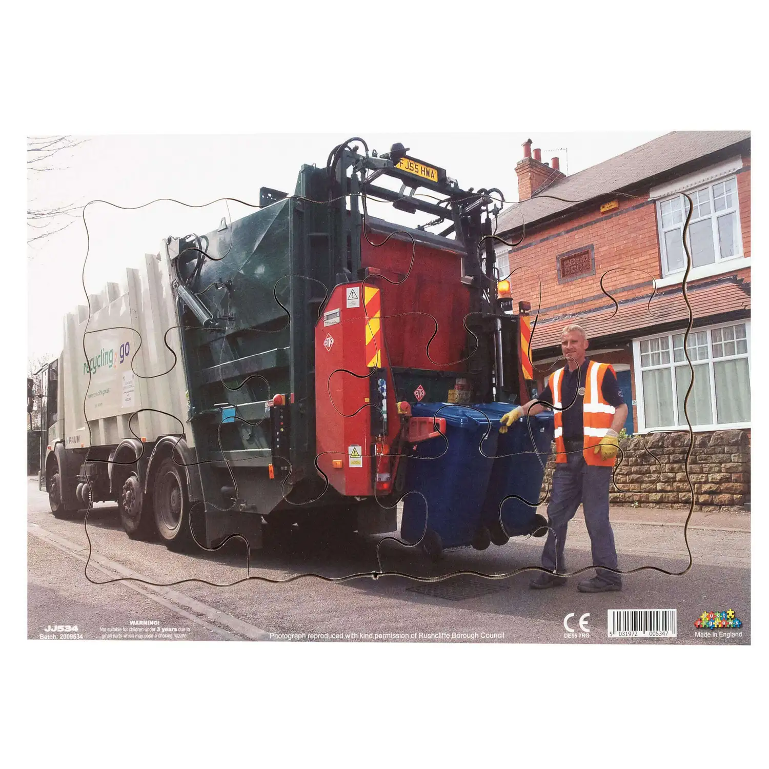 Refuse Collectors Puzzle 12 Piece