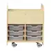 Display Shelving Tray Storage Unit 2 Column