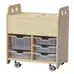 Display Shelving Tray Storage Unit 2 Column