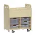 Display Shelving Tray Storage Unit 2 Column
