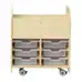 Display Shelving Tray Storage Unit 2 Column
