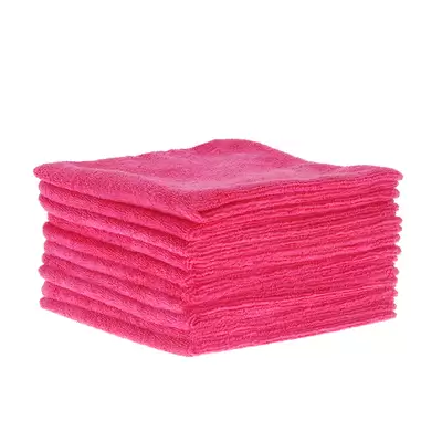 Soclean Microfibre Cloths 10 Pack - Colour: Red