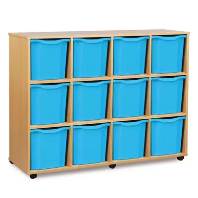 Mobile Drawer Unit With 12 Large Trays
