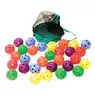 Soft Ball 9cm Assorted 30 Pack