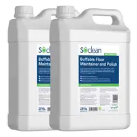 Soclean Buffable Floor Maintainer and Polish 5 Litre 2 Pack