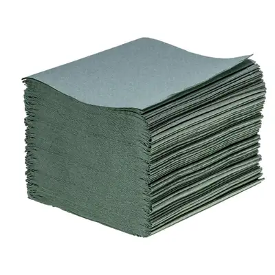 Soclean Childrens V Fold Green Paper Towels 1ply 7200 G2p100