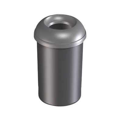 Addis 50 Ltr Open Top Bin Silver