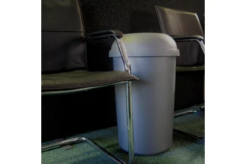 Bidone Per Raccolta Differenziata Con Coperchio E Manici Grigio - 50 Lt - Foto 14