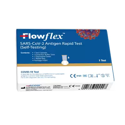Flowflex Antigen Lateral Flow Self Test Kit G1p100