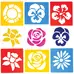 Flower Stencils 6 Pack