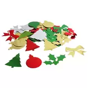 Festive Metallic Shapes Assorted 30g