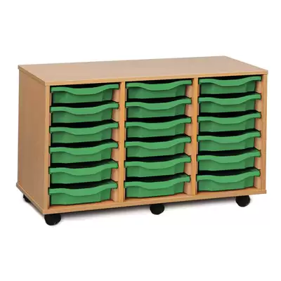 Mobile Drawer Unit With 18 Trays