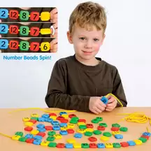 1-20 Lacing Number Beads