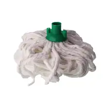 Soclean Cotton Twine Socket Mop Head Green 5 Pack